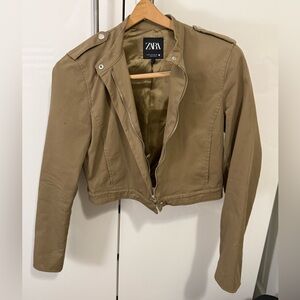 Zara Women's Khaki Utility Jacket